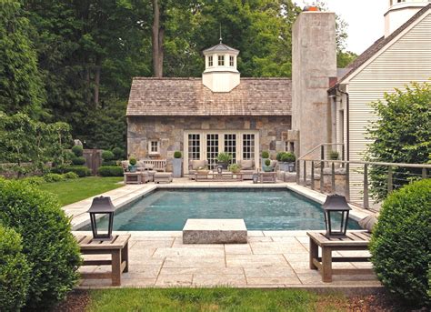 Love This Especially The Stone Pool House With The Cupola Oh And The
