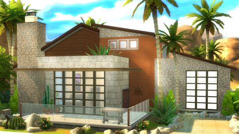 The Sims 4 Build Desert Springs Home Youtube
