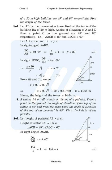 Chapter 10 practice ….review with the unit circle all the trig, geometry unit 10 notes circles, unit 9 syllabus circles, station 2 of. NCERT Solutions for Class 10 Maths Chapter 9 - Some Applications of Trigonometry - MathonGo