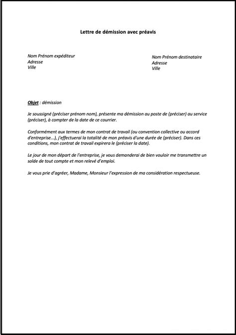 Exemple De Lettre De D Mission Simple Gratuit Rupture Du Contrat De
