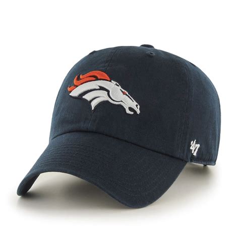 Adult 47 Brand Denver Broncos Clean Up Adjustable Cap Blue Hats For