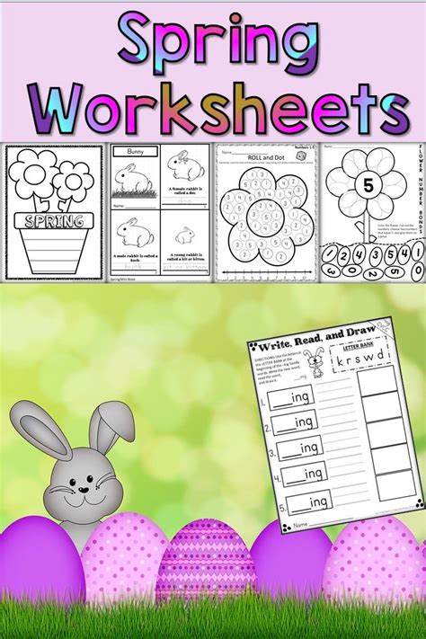 All these ideas a simple to set up and fun for your little learner. Distance Learning | Spring Math and Literacy Activities ...