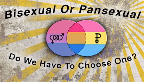 Bisexual Or Pansexual Do We Have To Choose One