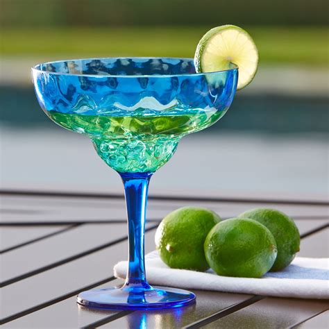 Azura Plastic Margarita Glass Margarita Glass Outdoor Drinkware Glass
