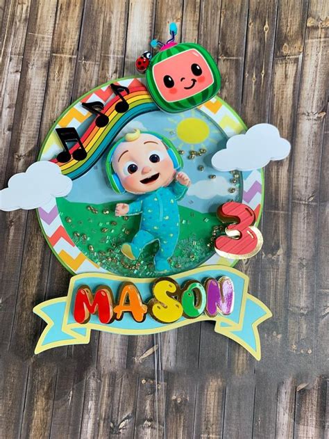 It is because children and parents should relate to the theme, even without. Cocomelon Party, Cocomelon Birthday, Cocomelon Cake Topper ...
