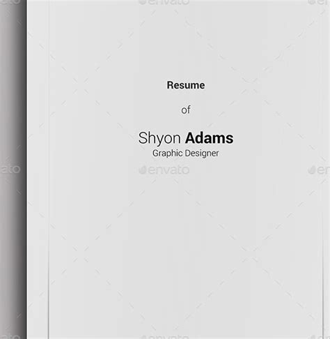 Free 14 Resume Cover Page Templates In Psd Eps Pdf Ms Word