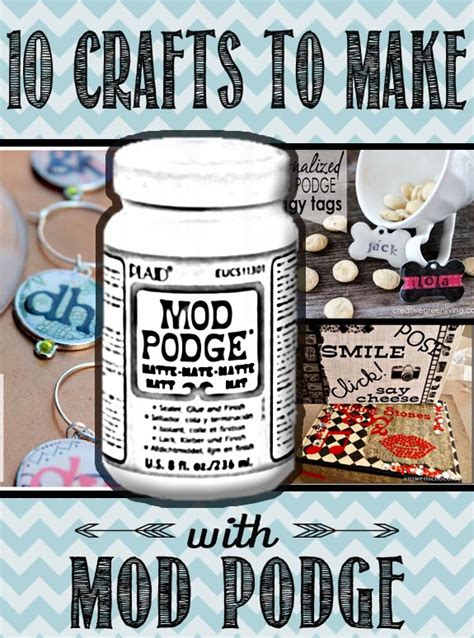 10 Crafts To Make With Mod Podge Clumsy Crafter