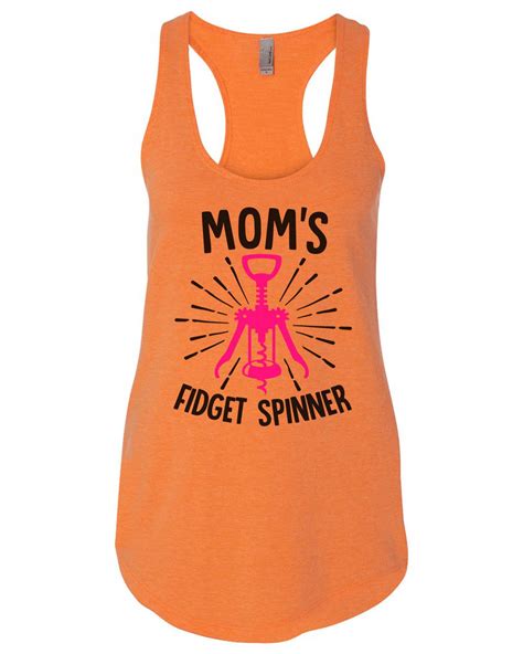 Mom'S Fidget Spinner Womens Workout Tank Top | Womens workout tank top, Womens workout tank, Fit ...