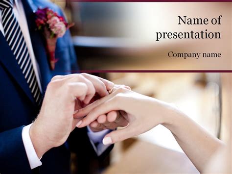 Wedding Powerpoint Template And Background For Presentation Powerpoint