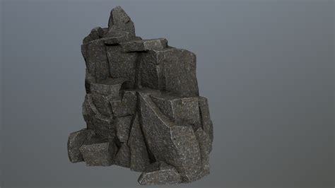 Artstation Clif Rocks Game Assets