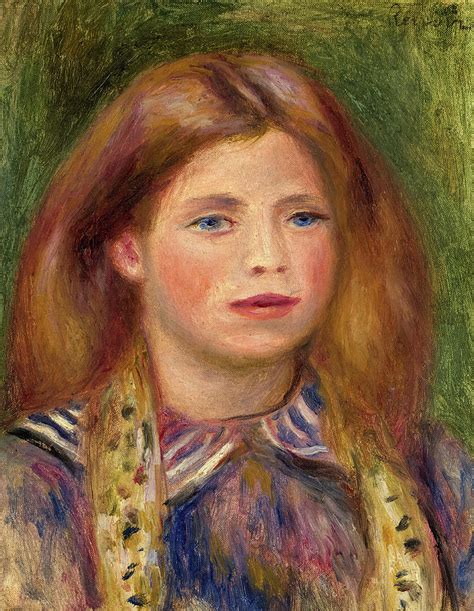 Coco Portrait Of Claude Renoir Painting By Pierre Auguste Renoir Pixels