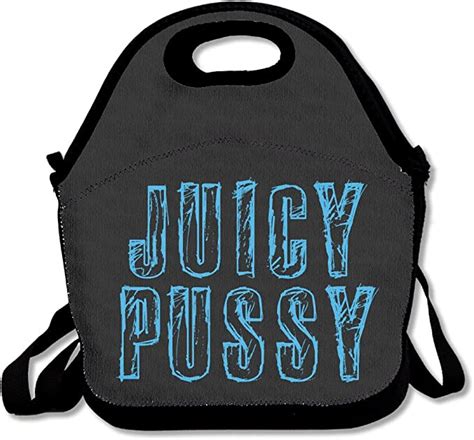 Hot Pink Juicy Pussy Lunch Bag Lunch Tote Home And Kitchen