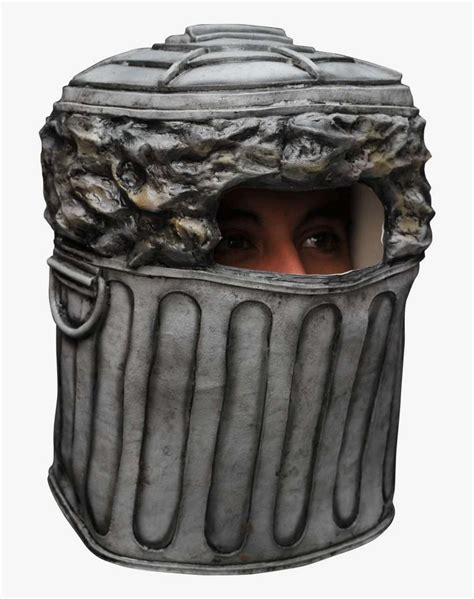 Trash Can Mask Trash Can With A Face Png Image Transparent Png Free Download On Seekpng