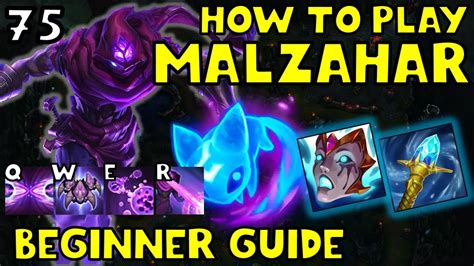 How To Play Malzahar Mid For Beginners Malzahar Guide Season 12 A