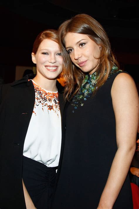 Adele Exarchopoulos And Lea Seydoux At Les Lumieres 2014 Cinema Awards