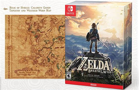 Back In Stock Legend Of Zelda Breath Of Wild Special Edition For 99