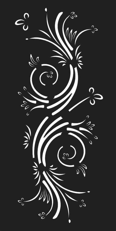 Screen Flower Patterns Cnc Plasma Dxf Files Download Free Vector
