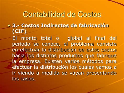 Ppt Contabilidad De Costos Powerpoint Presentation Free Download