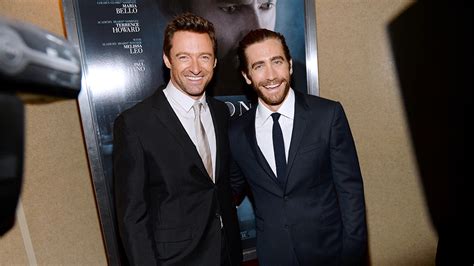 Hugh Jackman And Jake Gyllenhaal At Prisoners La Premiere