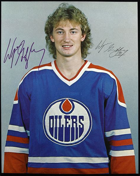 Lot Detail 1980s Wayne Gretzky Edmonton Oilers 8x10 Color Promotional