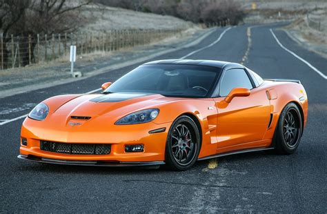 When Halloween Takes Over You Orange Chevy Corvette Fitted With Body