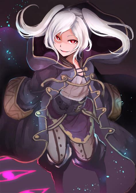 An Anime Character With Long White Hair Wearing Armor And Holding Her