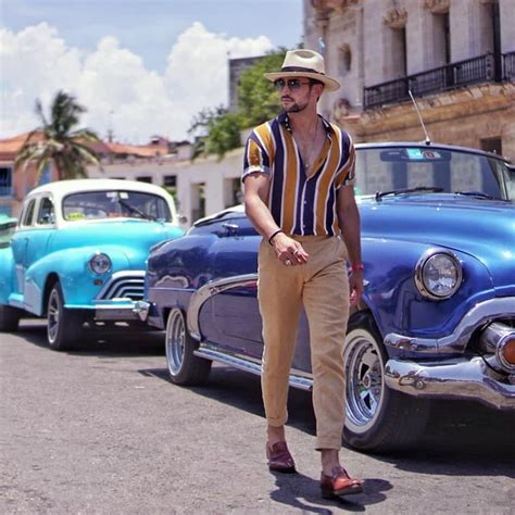 Cuba Fashion Mens Fashion Mens Casual Outfits Men Casual Cuban Men
