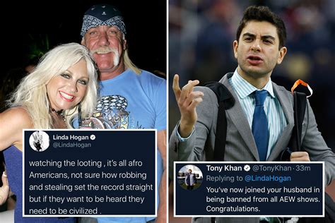 Wwe Legend Hulk Hogan And Ex Wife Linda Banned By Aew By Tony Khan After Comments About ‘afro