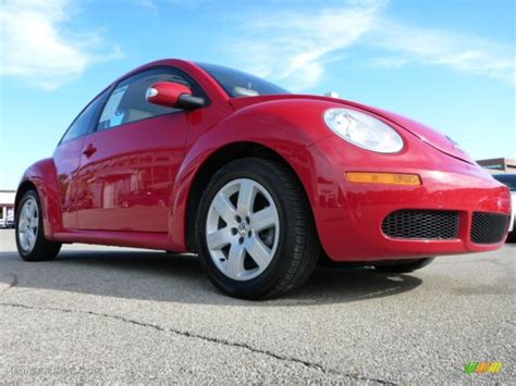 2007 Salsa Red Volkswagen New Beetle 25 Coupe 104439879 Photo 16