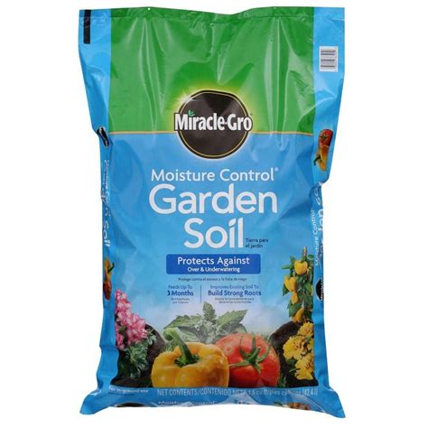 Miracle Gro Cu Ft Moisture Control Garden Soil The