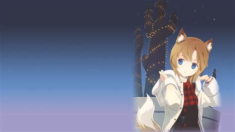 Wallpaper Illustration Nekomimi Anime Girls Cat Girl Screenshot