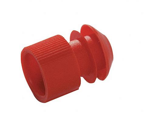 Dynalon Test Tube Stopper Red Polyethylene Pk 1000 9ajr5276145