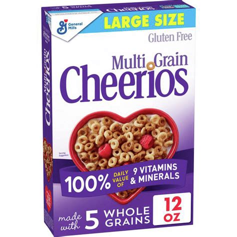 Multi Grain Cheerios Multigrain Breakfast Cereal Gluten Free 12 Oz