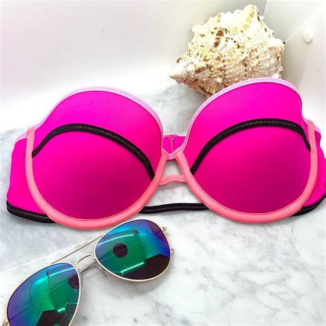 victoria s secret bright pink bikini top on mercari bikini tops pink bikini top bright pink