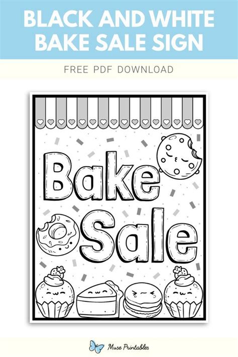 Bake Sale Sign For Sale Sign Baking Station Fun Activities For Kids