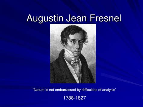 Ppt Augustin Jean Fresnel Powerpoint Presentation Free Download Id