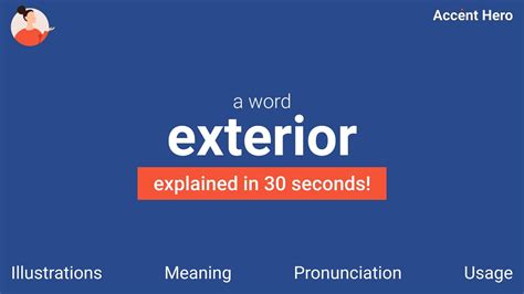 Exterior Meaning And Pronunciation Youtube
