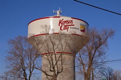 Kansas City,KS Watertower #1 Water Tower, Silos, Windmills, City Hall