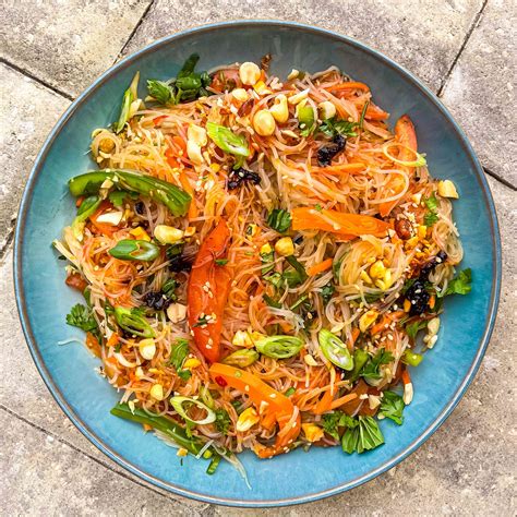 Thai Rice Noodle Salad With Chili Lime Vinaigrette Recipe