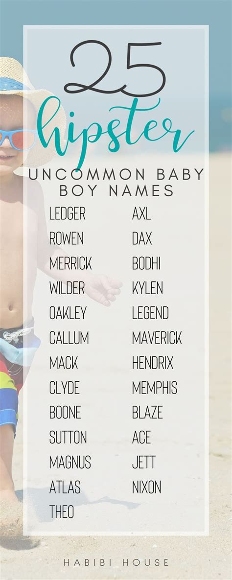 List Of Rare Baby Boy Names Ideas Quicklyzz