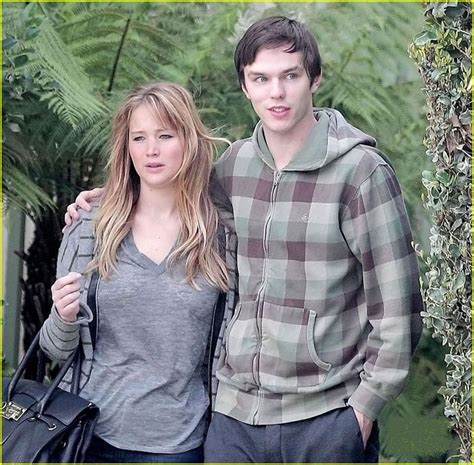 But they've both moved on since then: Nicholas Hoult With Girlfriend Jennifer Lawrence in New ...