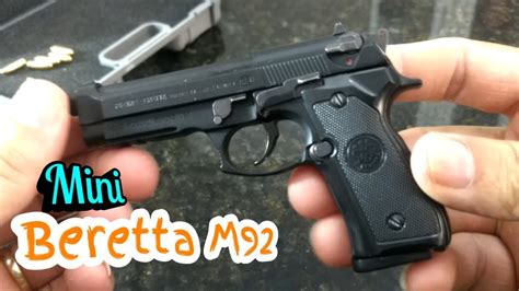 Mini Arma Beretta M92 Miniature Gun Youtube
