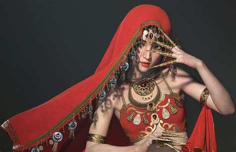 Red Qi Sheng Luo On Artstation At Artworkqz5gdz Girls Characters
