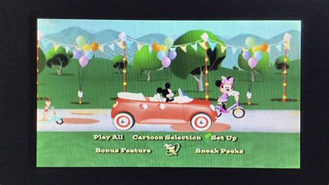 Mickey Mouse Clubhouse Road Rally DVD Menu Walkthrough YouTube