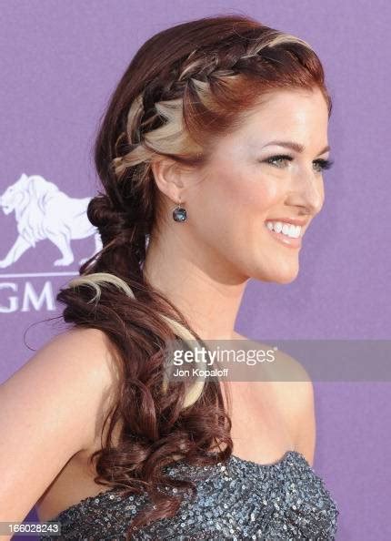 singer cassadee pope arrives at the 48th annual academy of country news photo getty images