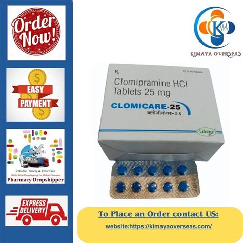 Clomipramine Hcl 25 Mg Tablets At Rs 58stripe Anti Anxiety And Anti
