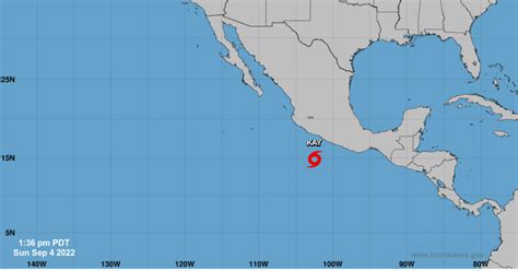 Tropical Storm Kay Has Officially Earned Her Name As The Storm Strengthens Off The Mexican Coast