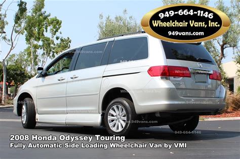 For Sale 2008 Honda Odyssey Touring Vmi Northstar Wheelchair Van 057525