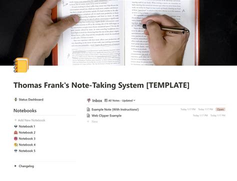 The Ultimate Note Taking Template For Notion