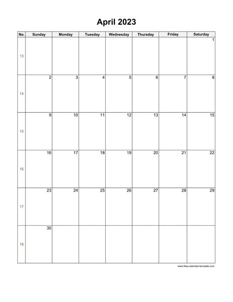 April 2023 Calendar Free Printable Calendar April 2023 Calendar Free